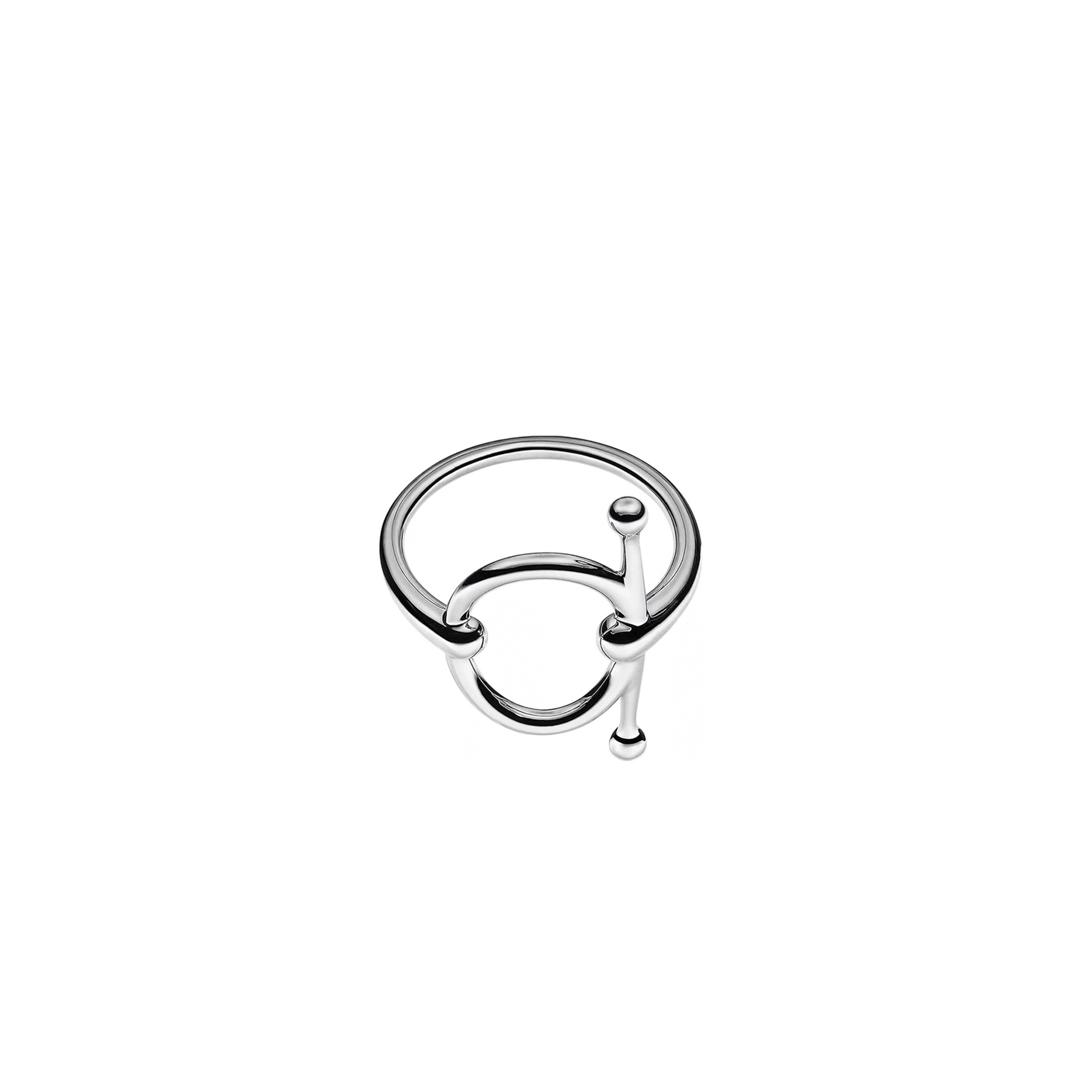 H**mes circle bar ring